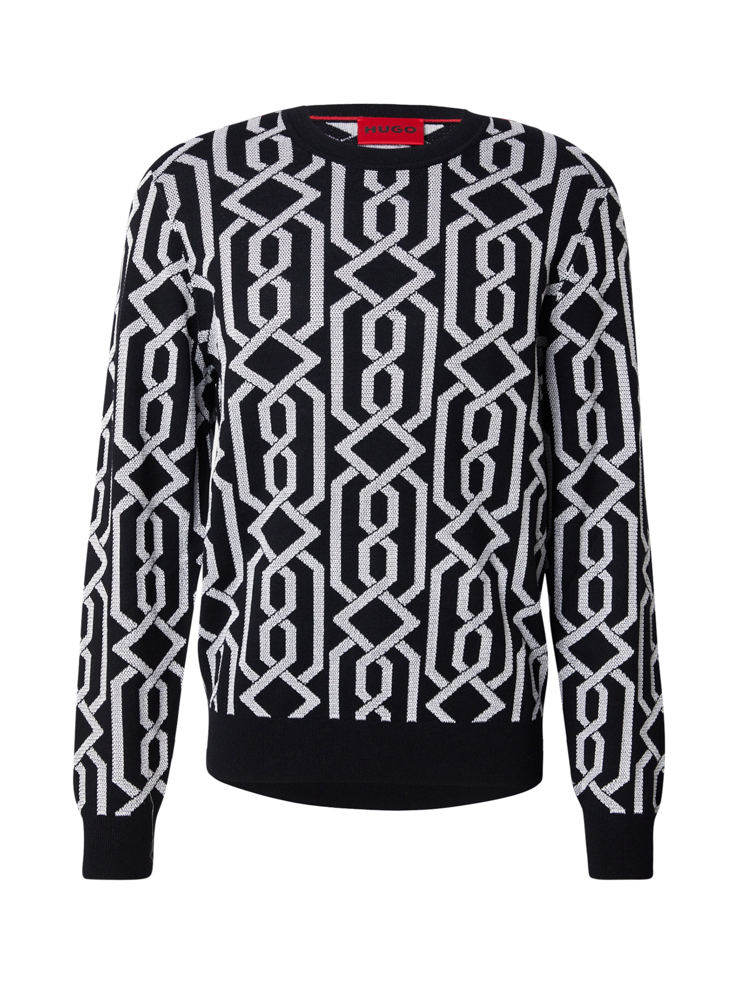 HUGO Pullover 'Souvawn' in Schwarz: Vorderseite