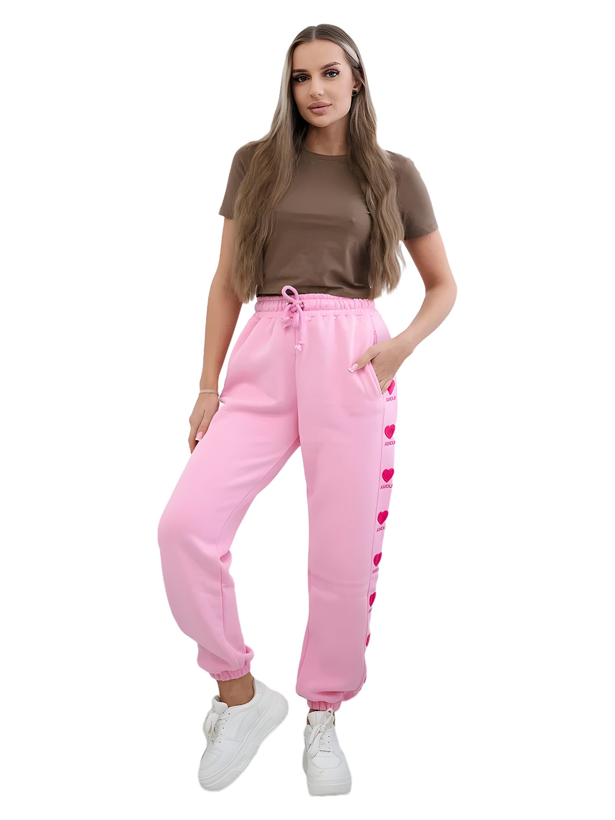 Lumera Pants in Pink: front
