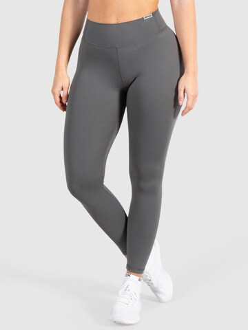 Smilodox Skinny Sportbroek 'Advance Pro' in Grijs: voorkant