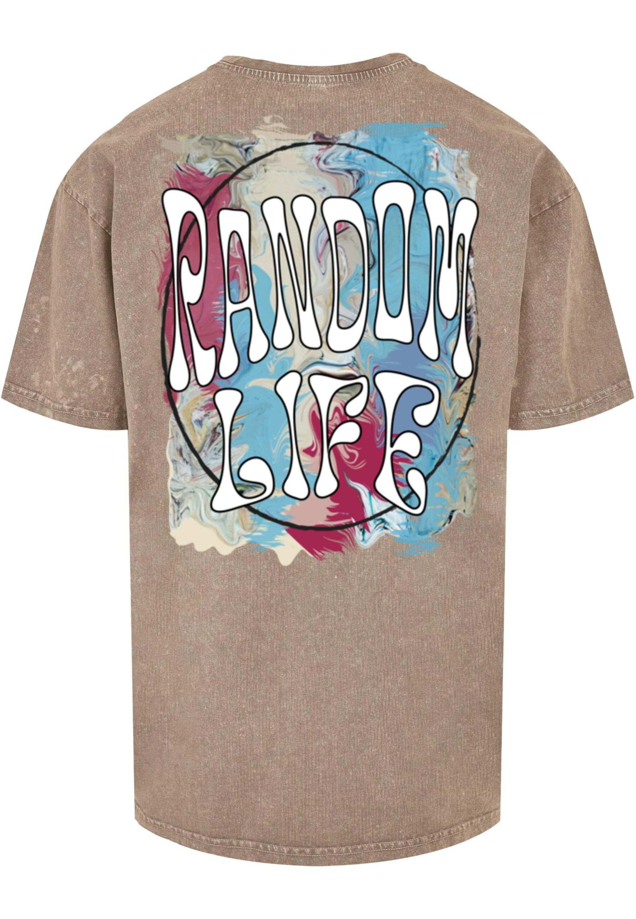 Merchcode Shirt 'Random Life' in Brown