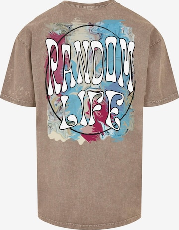 Merchcode Shirt 'Random Life' in Bruin