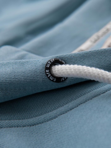 Sweat-shirt Ombre en bleu