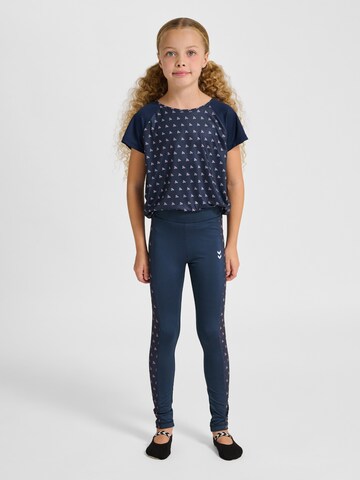 Skinny Leggings Hummel en bleu