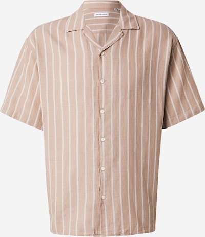 JACK & JONES Košulja 'JJEEnzo' u tamno bež / bijela, Pregled proizvoda