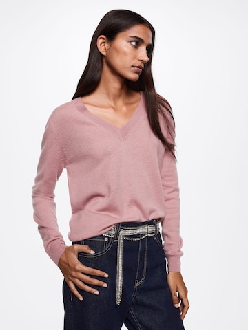 MANGO Pullover 'SERRANOV' in Pink: predná strana