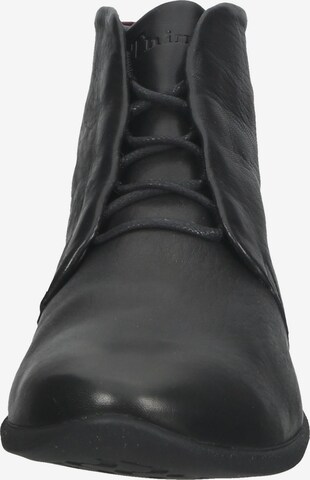 THINK! Lace-Up Ankle Boots in Black