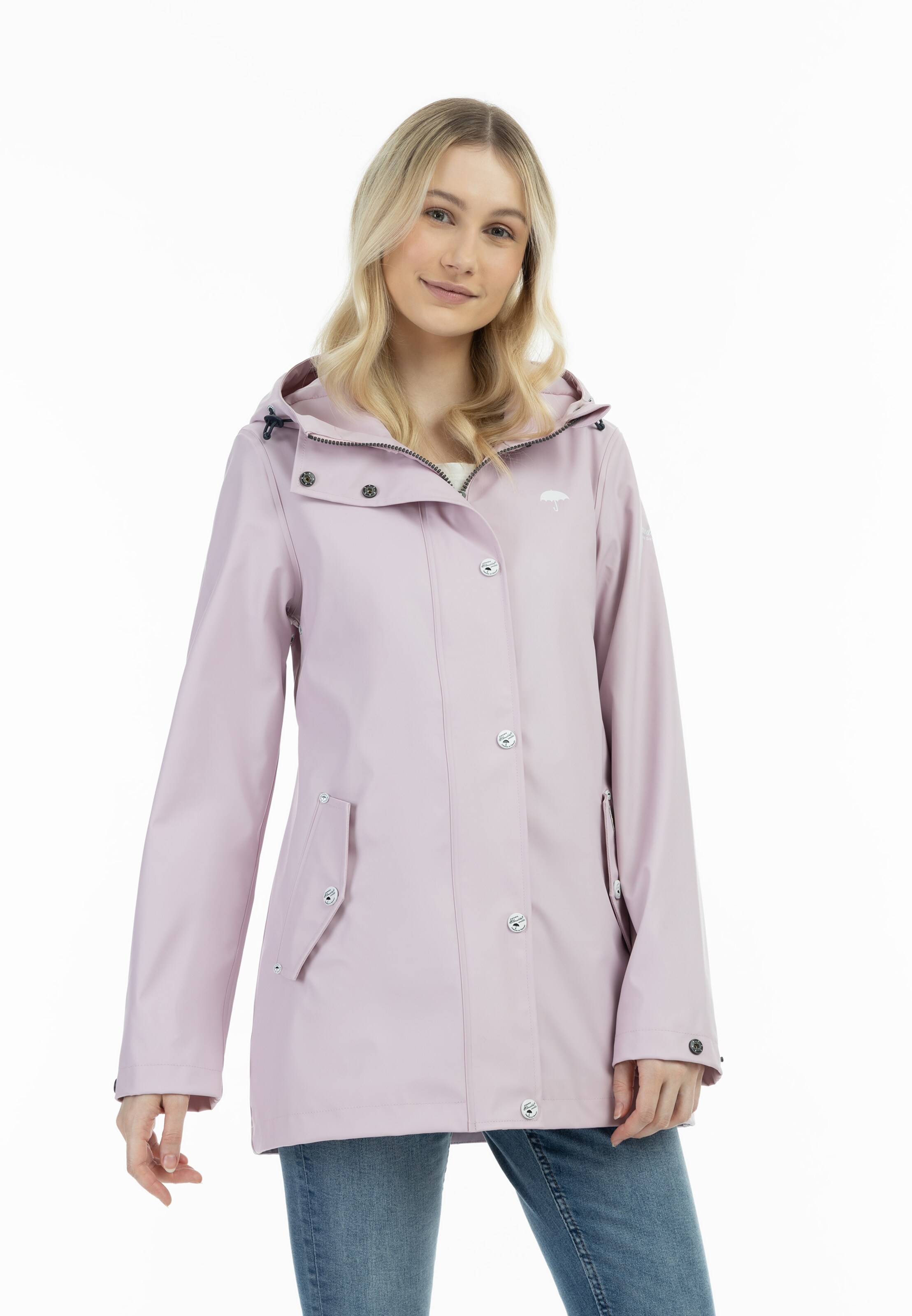Veste fonctionnelle Schmuddelwedda en rose : devant