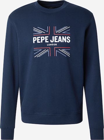 Pepe Jeans Sweatshirt i blå: forside