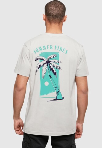 Mister Tee Póló 'Summer Vibes' - szürke