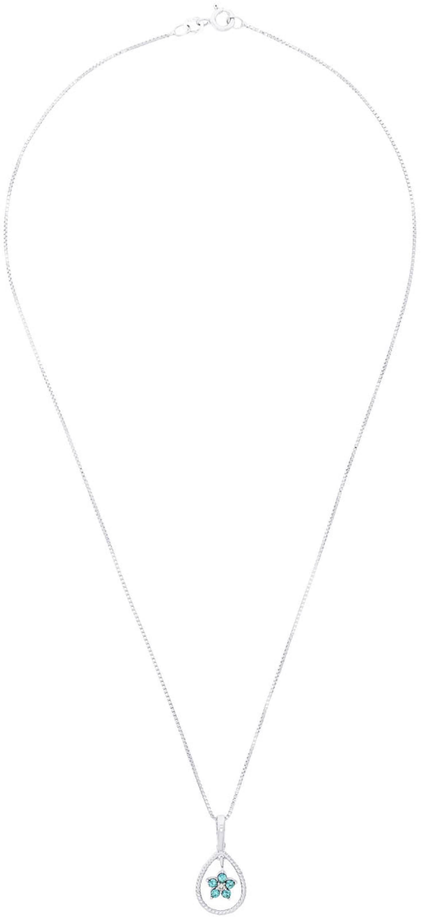 AMOR Necklace in Silver: front