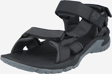 JACK WOLFSKIN Sandalen 'Lakewood Ride' in Zwart: voorkant