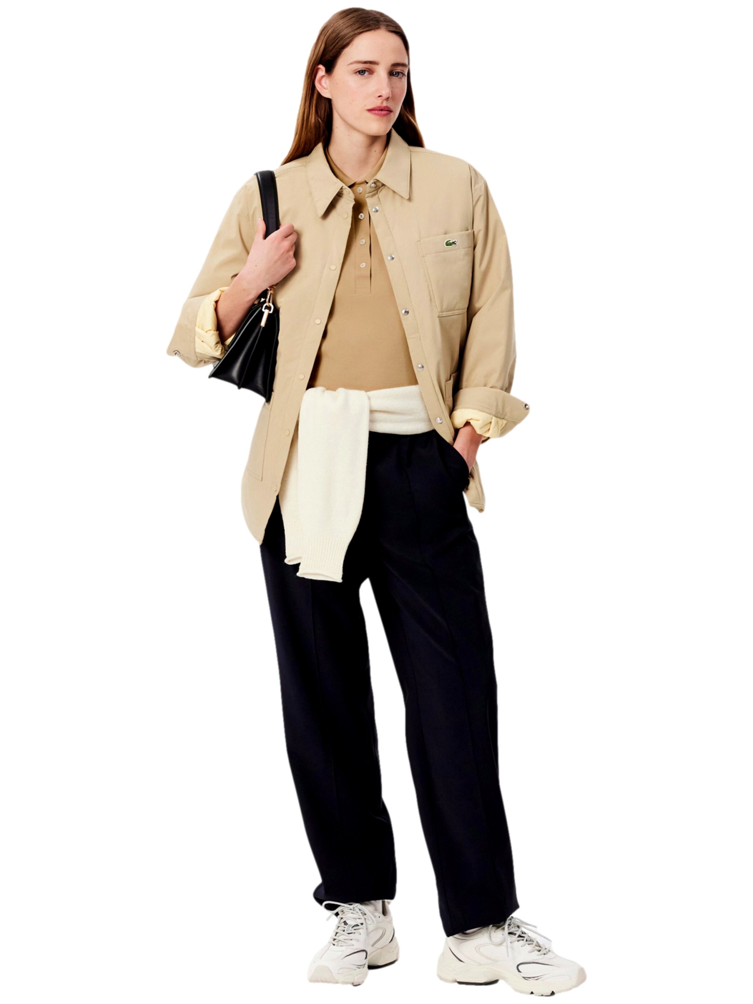 LACOSTE Shirt in Beige