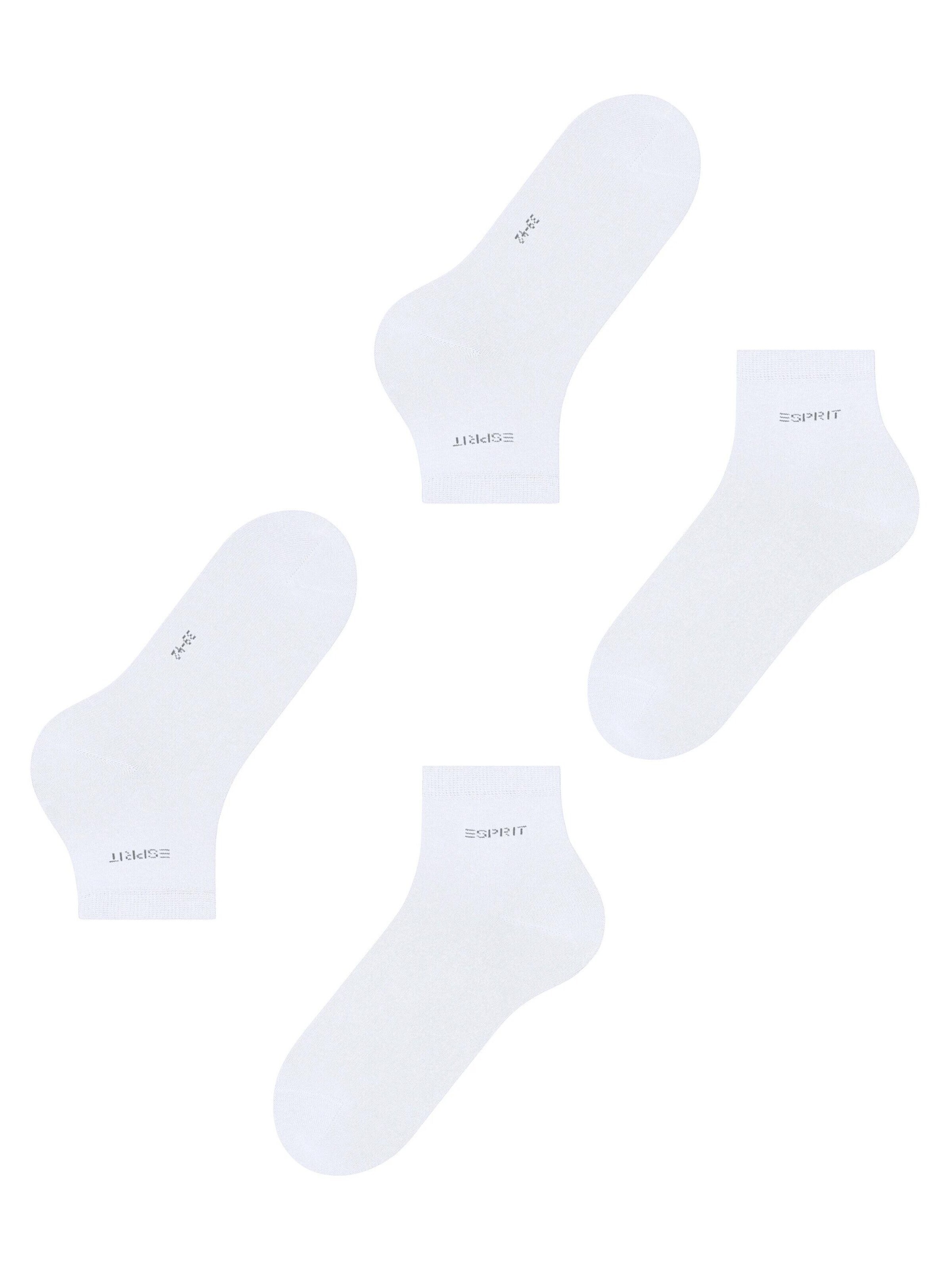 ESPRIT Socks 'Basic Uni 2-Pack' in White
