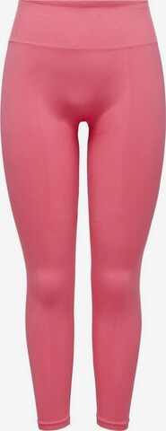 ONLY PLAY Skinny Sports trousers in Pink: front