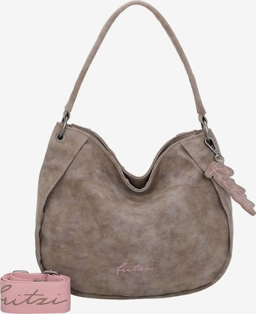 Fritzi aus Preußen Shoulder Bag 'Aeny01' in Brown: front