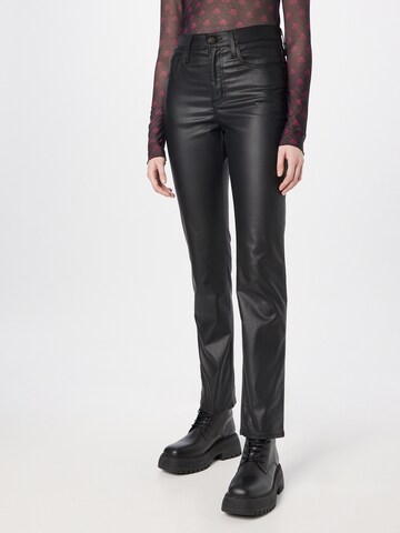 regular Pantaloni '724 Coated Straight' di LEVI'S ® in nero: frontale