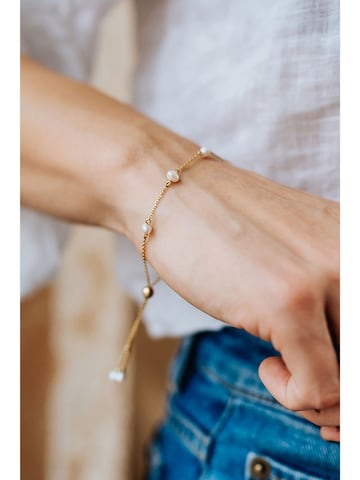 Julie Julsen Armband in Gold: Vorderseite