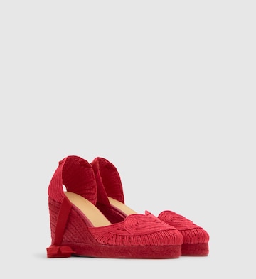 raudona Castañer Espadrilės 'Cacia'