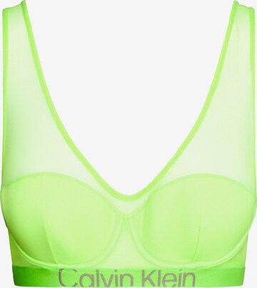 Calvin Klein Underwear Bustier BH 'FUTURE SHIFT' in Grün: predná strana