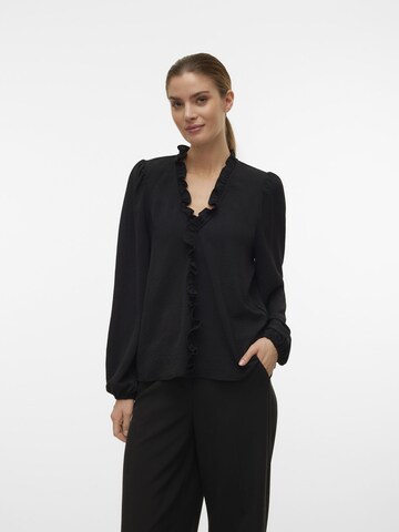 VERO MODA Bluse 'ALVA' i sort: forside