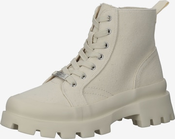 STEVE MADDEN Veterlaarsjes in Beige: voorkant