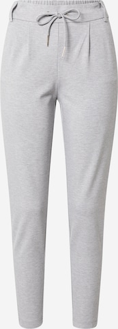 ONLY - Slimfit Pantalón plisado 'Poptrash' en gris: frente