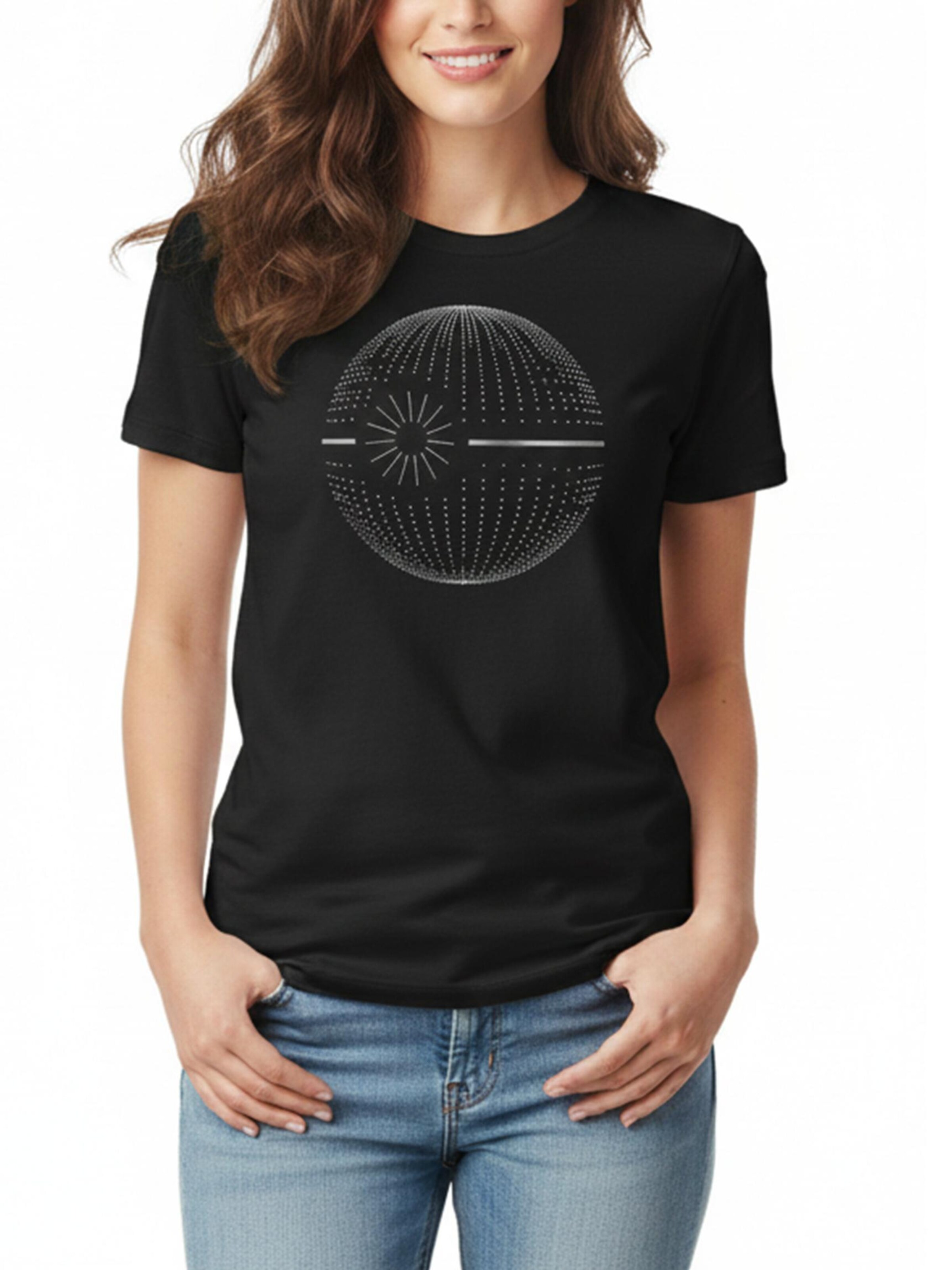 MAKAYA Shirt 'Dot Star' in Black