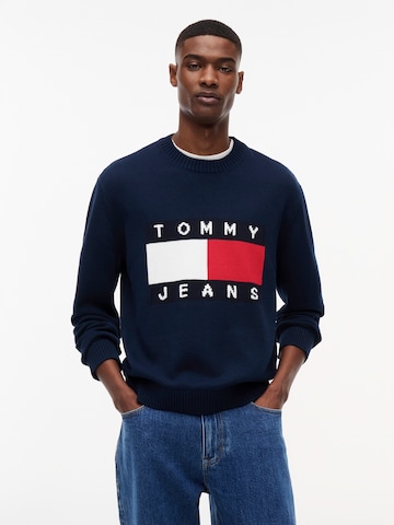 Tommy Jeans Pulóver - kék: elől