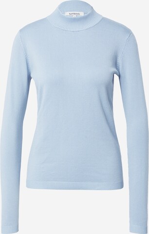 Pull-over Soft Rebels en bleu : devant