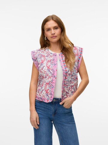 VERO MODA Weste 'VMAria' in Weiß: Vorderseite