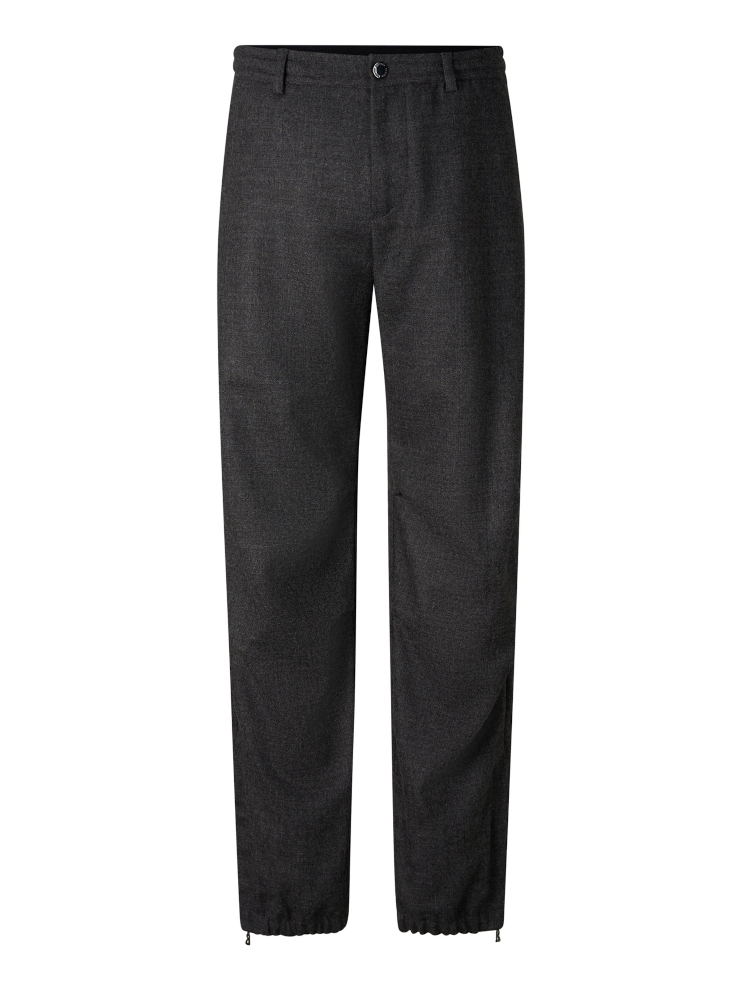 BOGNER Regular Pleat-front trousers 'Sergio' in Grey: front