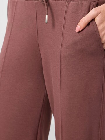 Wide Leg Pantalon Tommy Life en marron