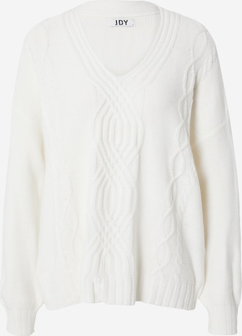 JDY Sweater 'JUSTY' in White: front