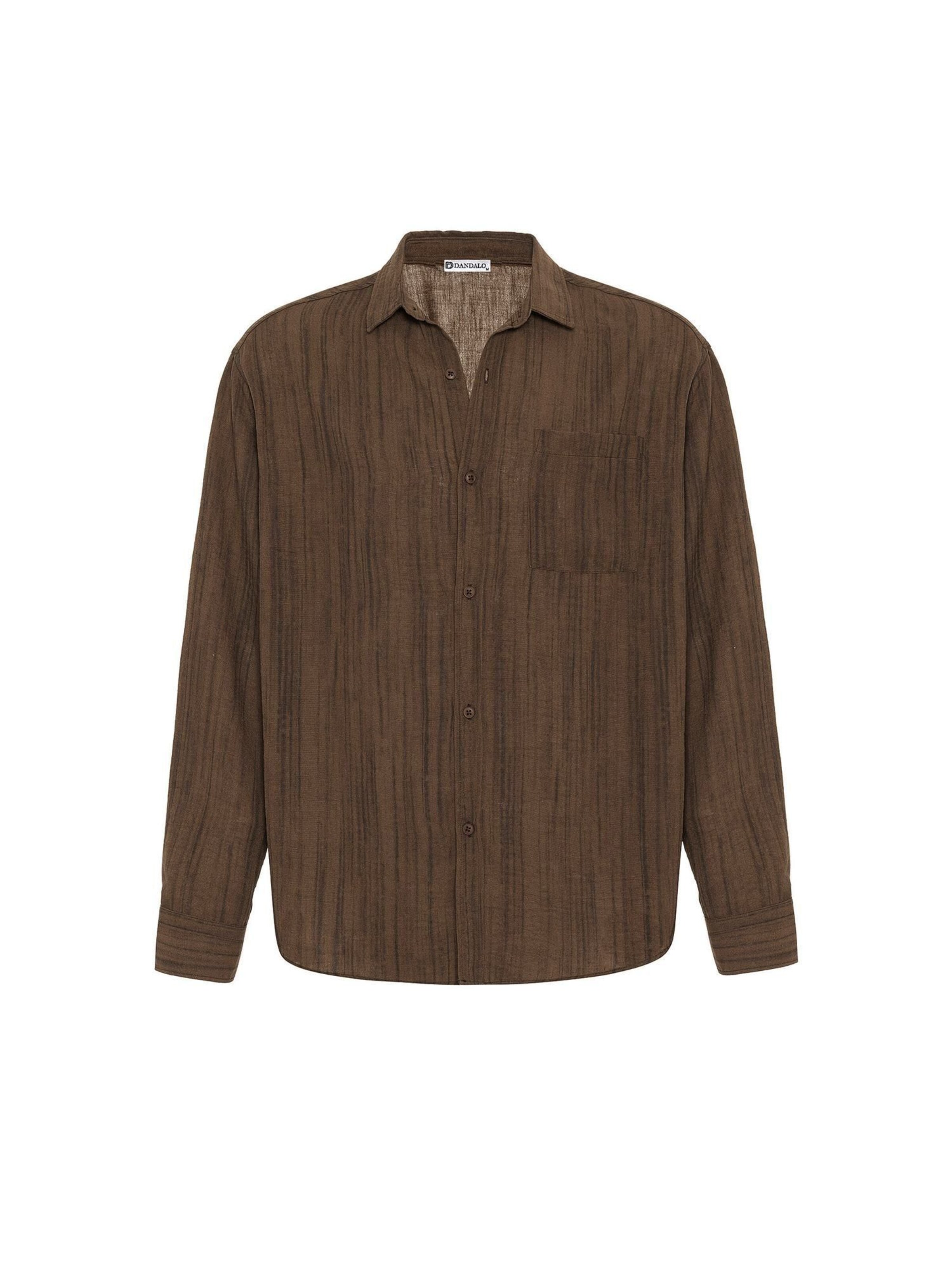 Dandalo Comfort Fit Skjorte i brun: forside