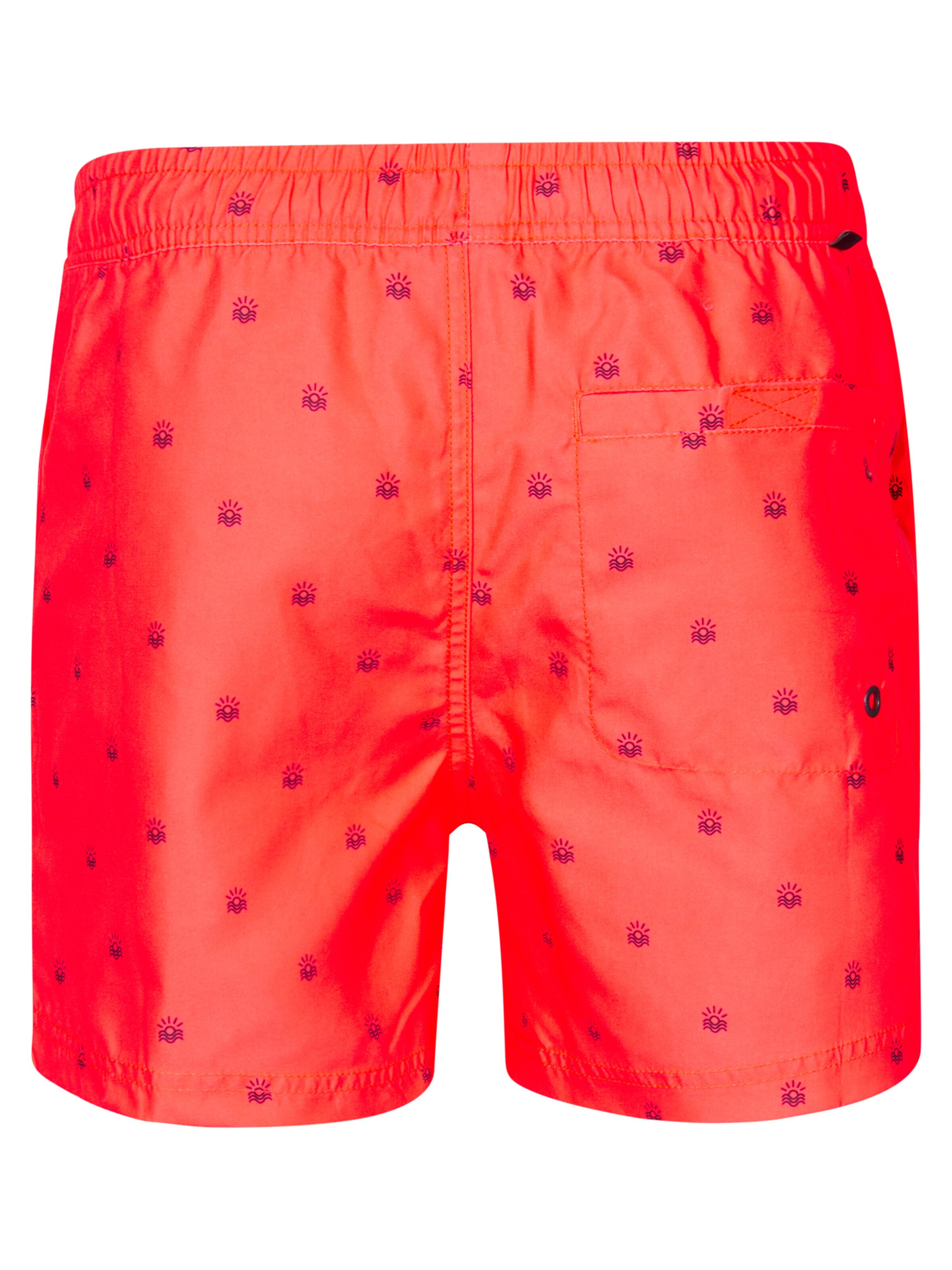 Petrol Industries Badeshorts 'Nautify' in Rot