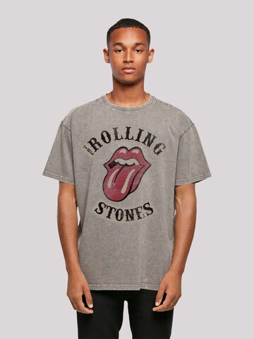 T-Shirt 'The Rolling Stones Tour '78' F4NT4STIC en gris : devant