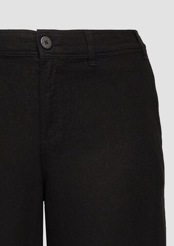 QS Loosefit Broek in Zwart