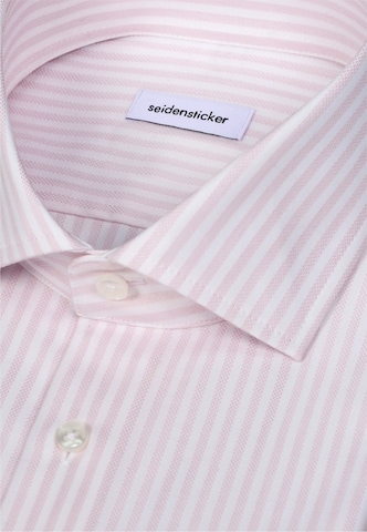 Coupe slim Chemise SEIDENSTICKER en rose