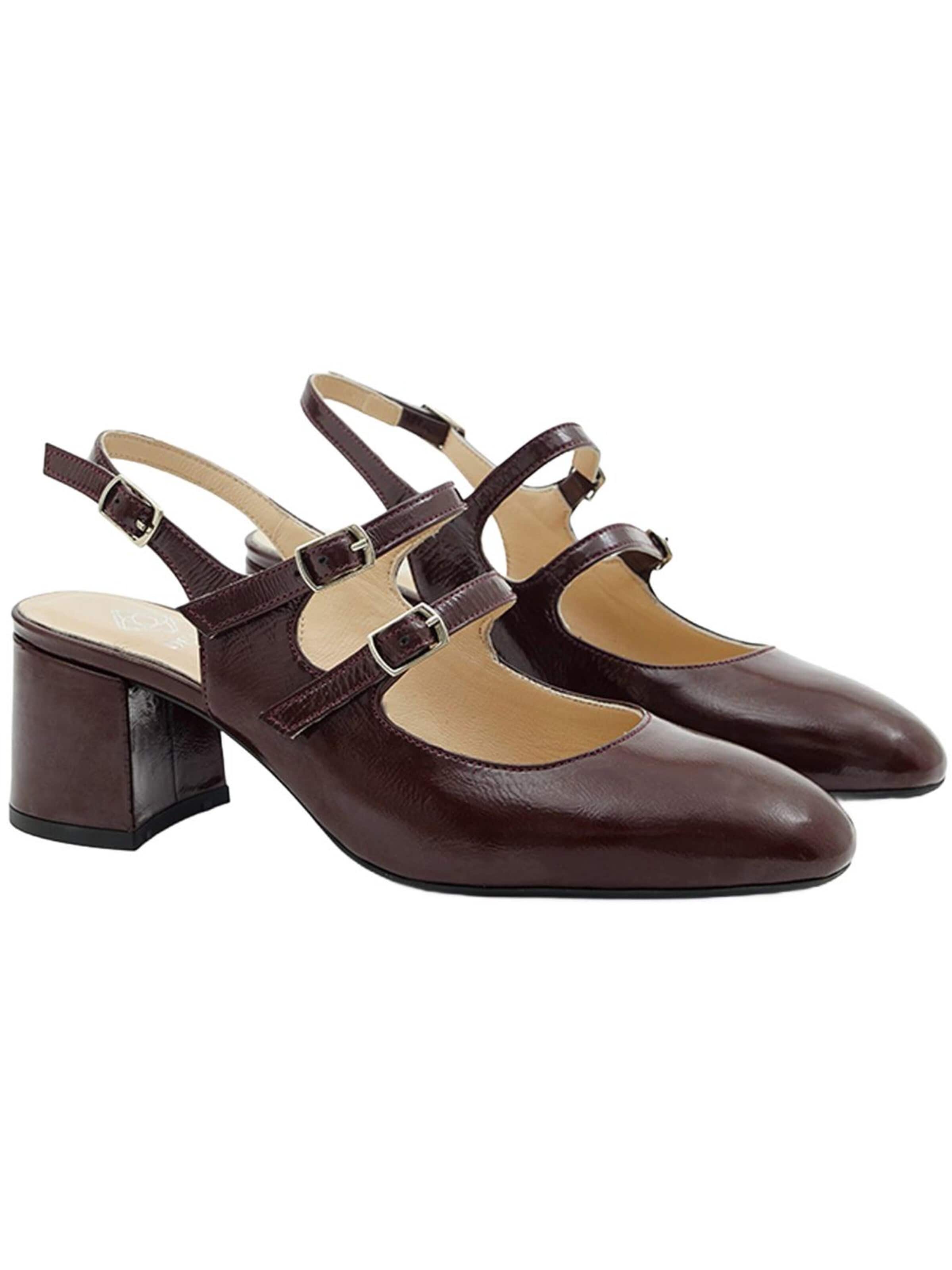 Desa Slingback pumps 'Schuhe mit Blockabsatz' in Red: front