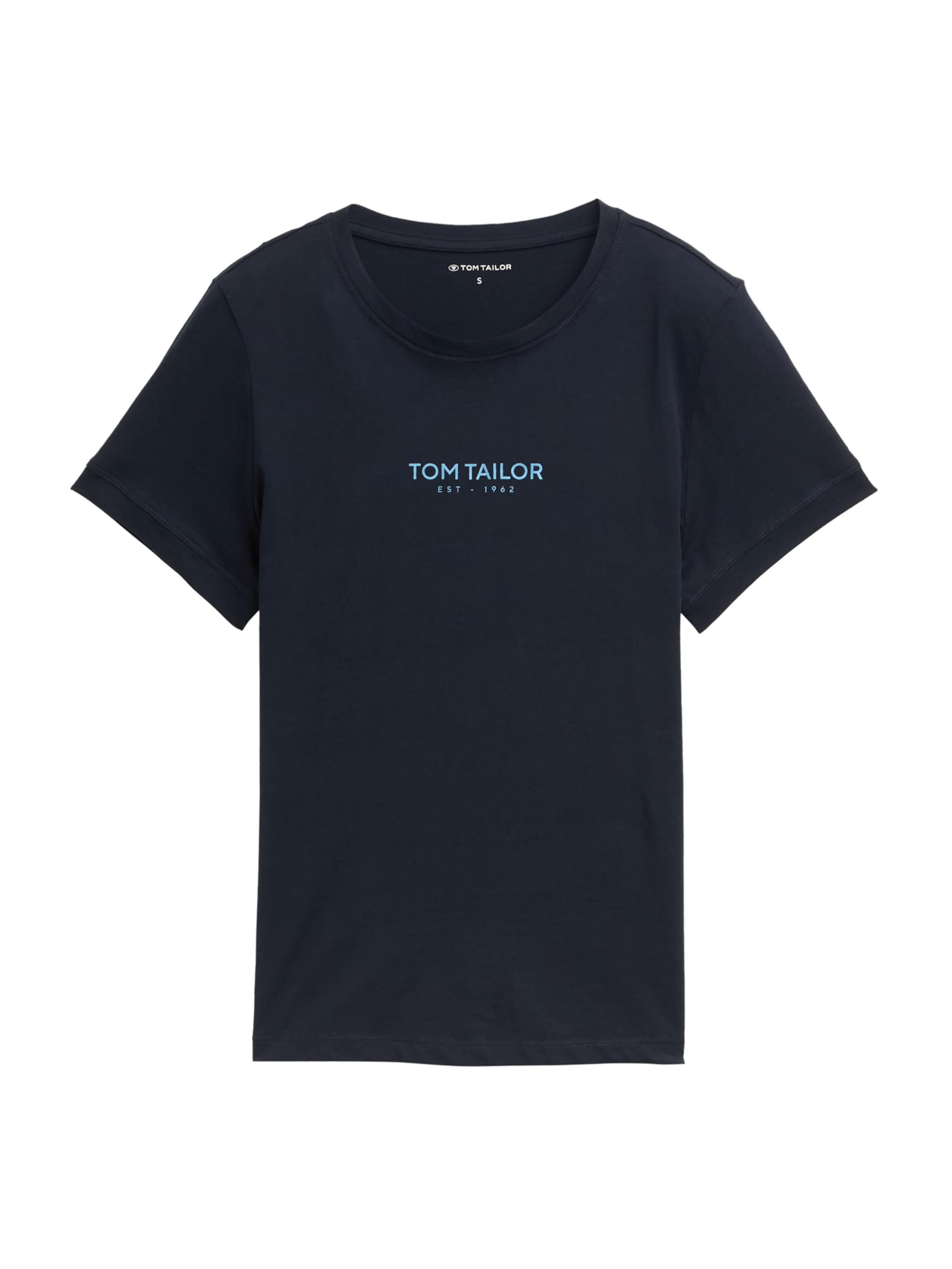 TOM TAILOR Футболка в Синий: спереди