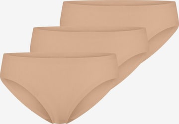 SCHIESSER Boyshorts 'Invisible Light' in Brown: front