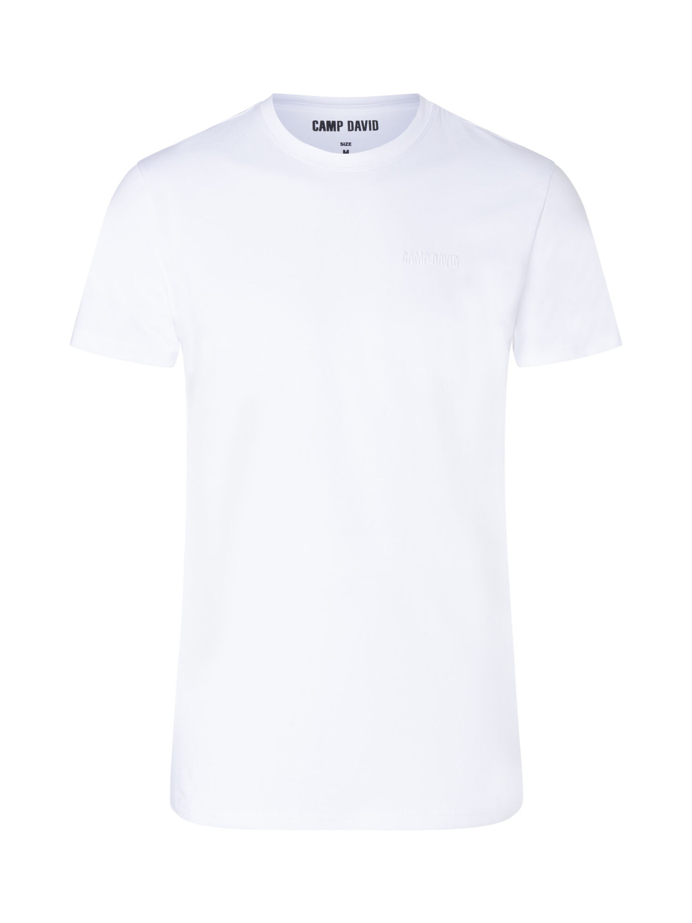 CAMP DAVID Functioneel shirt in Wit
