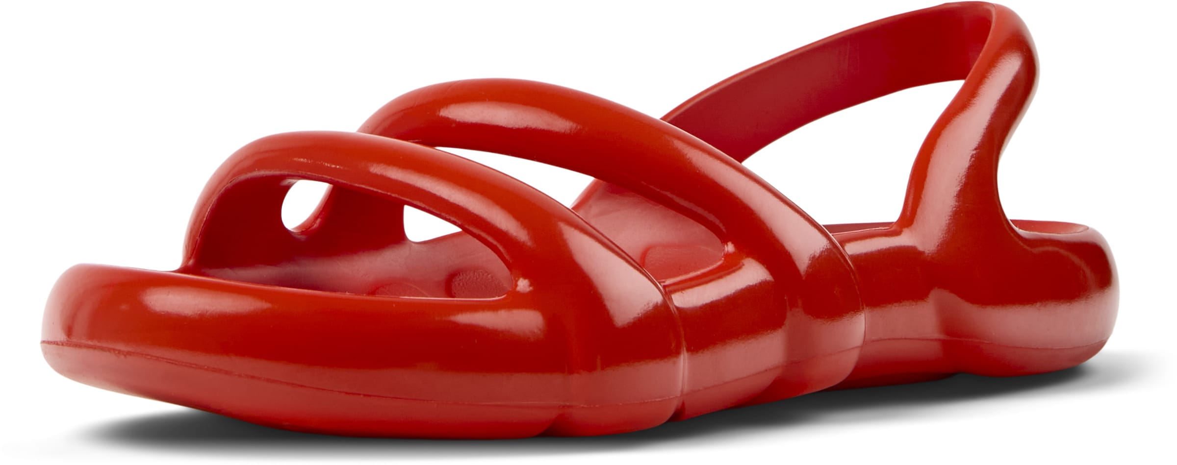 Sandales à lanières 'Kobarah' CAMPER en rouge : devant