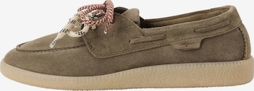 Mocassin Tamaris en vert : devant