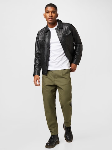 G-Star RAW Loosefit Kalhoty se sklady v pase – zelená