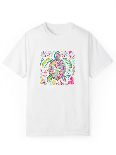 GORHEY Shirt 'Women's Casual Cotton Summer T-Shirt with Sea ​​Turtle Print' in White, Item view
