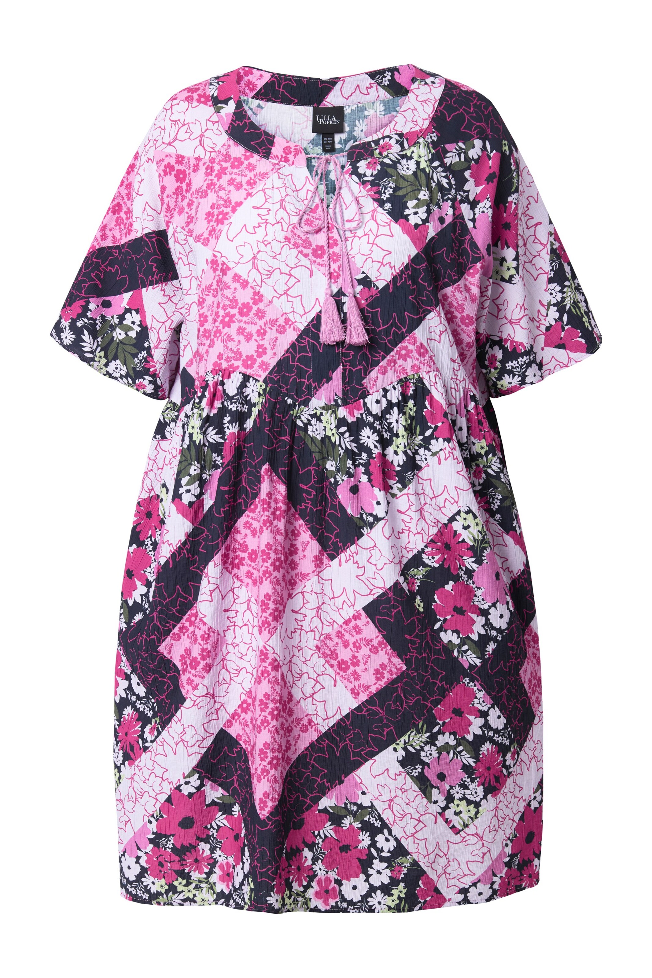 Robe d’été Ulla Popken en rose : devant