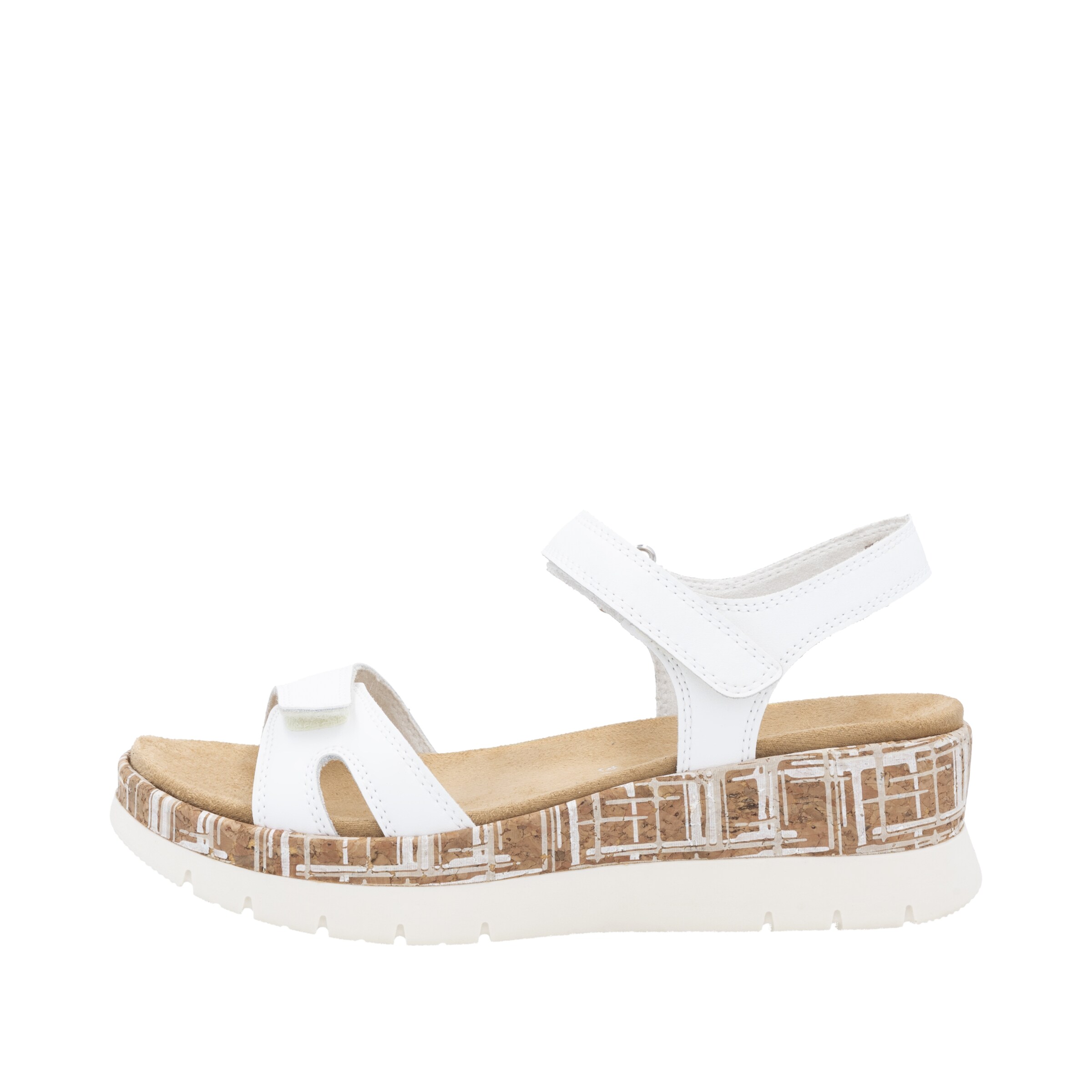 REMONTE Strap Sandals in White
