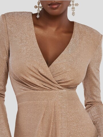 GODDIVA Festkjole i beige