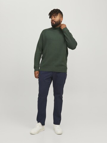 Jack & Jones Plus كنزة صوفية بلون أخضر